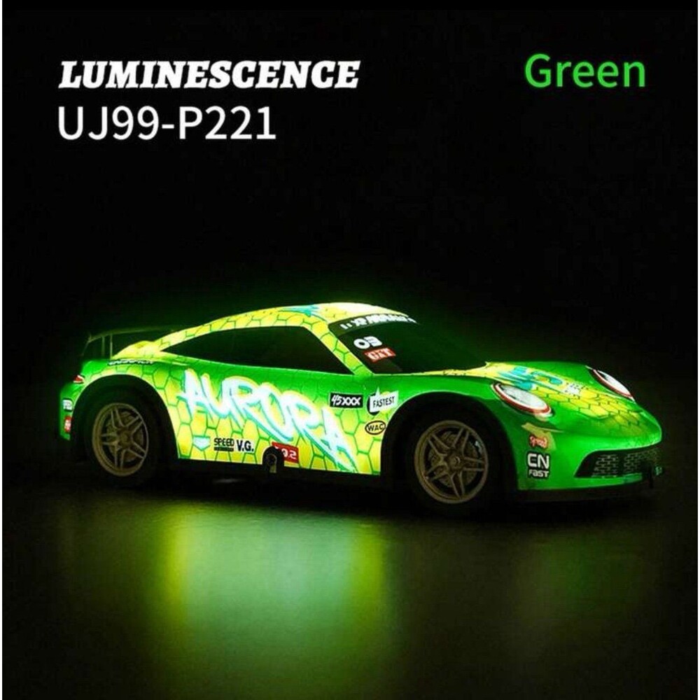Rc Car 4wd Electric High Speed Drift Racing Car With Led Lights, 1:22 Scale Toy